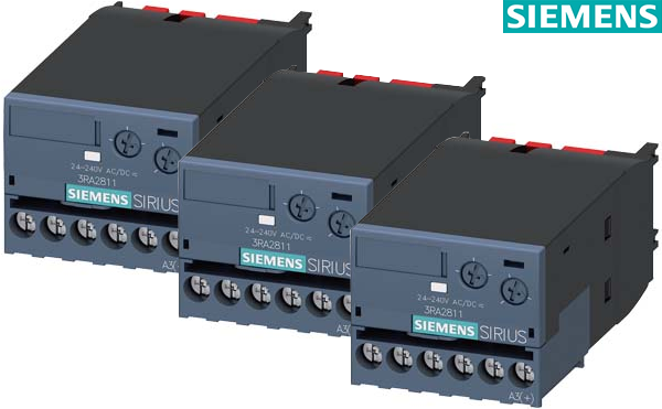 Các model Khối công tắc time-delay phụ Siemens SIRIUS 3RA28 solid-state time-delay auxiliary switch blocks