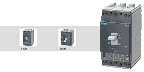 Các model MPCB Siemens SIRIUS 3RV1 vỏ đúc Max.800A | SIRIUS 3RV1 molded case motor starter protectors up to 800A
