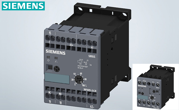 Các model Rờ le thời gian điện tử Siemens SIRIUS 3RP20 timing relays 45 mm