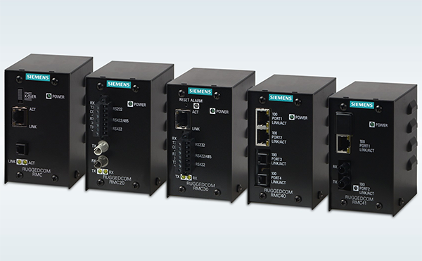 Các model Thiết bị chuyển đổi tín hiệu truyền thông SCALANCE X-100 & RUGGEDCOM RMC của Siemens | Media converters