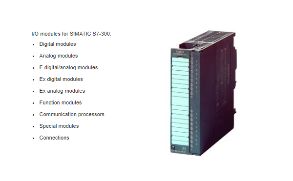 Các models Vào-Ra thuộc dòng S7-300 của Siemens | S7-300 I/O Modules