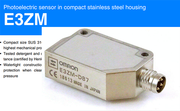 Các models thuộc dòng cảm biến khuếch tán E3ZM-D... E3ZM-LS... của Omron | E3ZM-D... E3Z-LS... Series Diffuse photoelectric Sensor