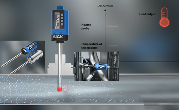 Flow sensors T-Easic® FTS-, Dòng cảm biến lưu lượng của Sick -Bảo vệ thông minh khi chạy khô trong máy bơm