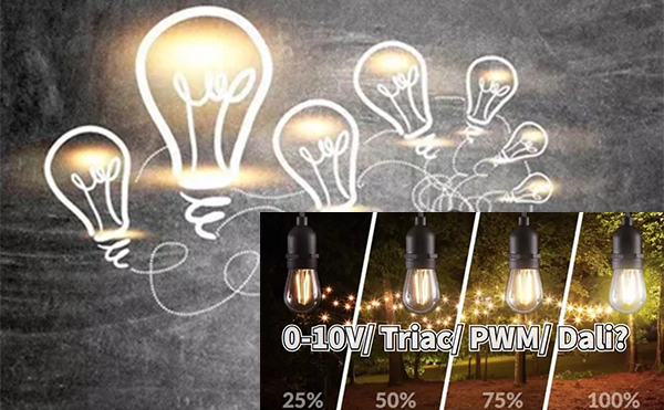 Phân biệt 4 kiểu điều khiển cường độ ánh sáng đèn LED: Triac, 0-10V, DALI, PWM Dimming