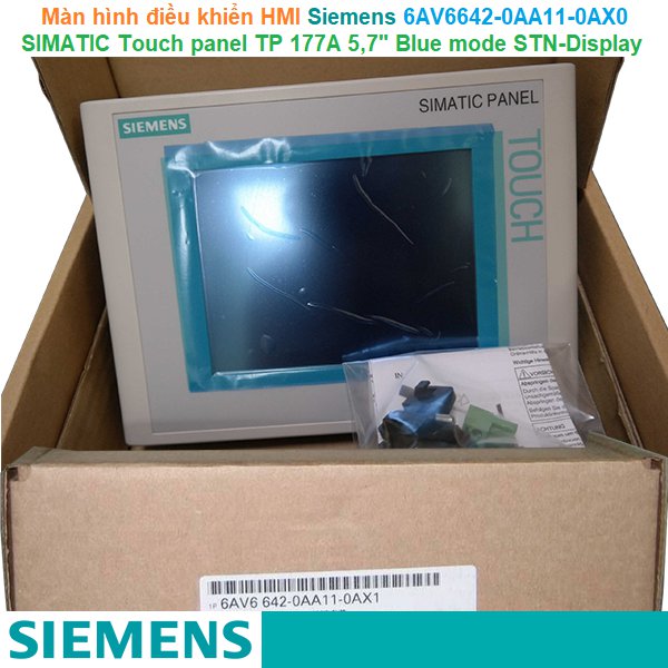 Siemens 6AV6642-0AA11-0AX0 | SIMATIC Touch panel TP 177A 5,7" Blue mode STN-Display - Màn hình điều khiển HMI