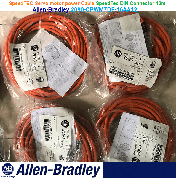 Allen-Bradley 2090-CPWM7DF-16AA12 | SpeedTEC Servo motor power Cable SpeedTec DIN Connector 12m