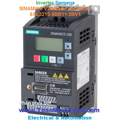 Biến tần Inverter Siemens SINAMICS V20 Basic converter 6SL3210-5BB11-2BV1