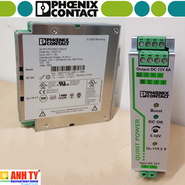 Bộ biến áp Phoenix Contact QUINT-PS/24DC/12DC/ 8 - 2320115