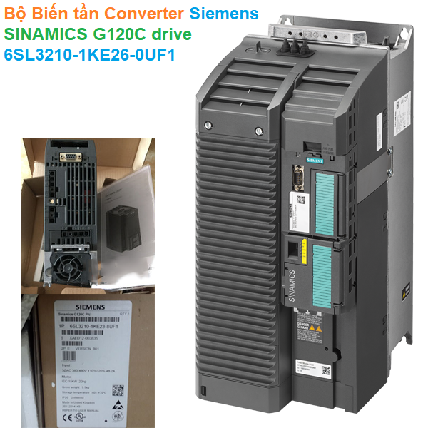 Bộ Biến tần Converter Siemens - SINAMICS G120C drive - 6SL3210-1KE26-0UF1