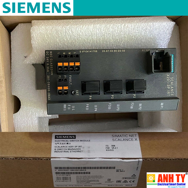 Bộ chuyển mạch mạng công nghiệp Siemens 6GK5201-3BH00-2BA3