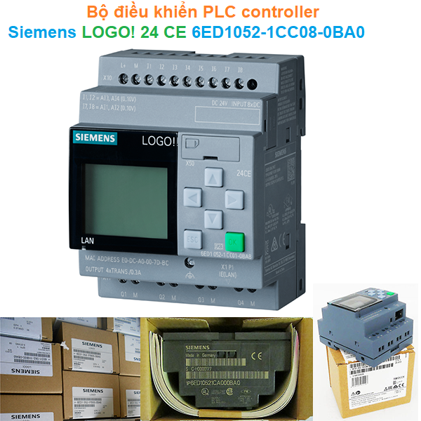 Bộ điều khiển PLC controller - Siemens - LOGO! 24 CE 6ED1052-1CC08-0BA0