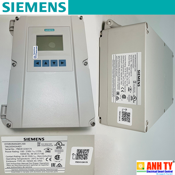 Bộ điều khiển mức siêu âm HydroRanger 200 Siemens 7ML5034-5AA01