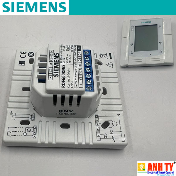 Bộ điều nhiệt phòng Siemens RDF600KN/S