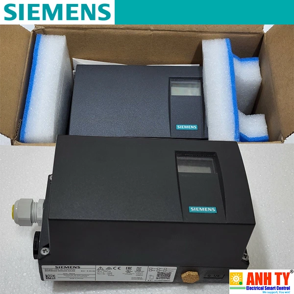 Bộ định vị khí nén 4-20mA 1/2NPT 1/4NPT Siemens 6DR5013-0FN00-0AA9 R1B