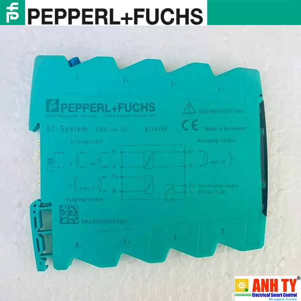 Bộ khuếch đại-Chia cách ly Pepperl Fuchs S1SD-1AI-2U | 0/4-20mA 0/1-5V 0/2-10V