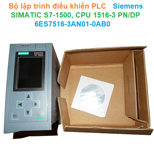 Bộ lập trình điều khiển PLC - Siemens - SIMATIC S7-1500, CPU 1516-3 PN/DP 6ES7516-3AN01-0AB0