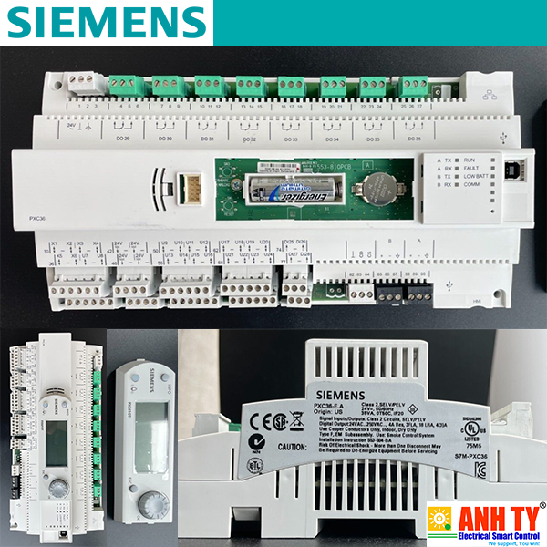 Bộ lập trình điều khiển APOGEE 36pt BACnet RS485 Ethernet Siemens PXC36-E.A