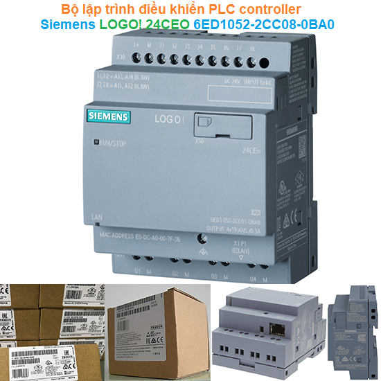 Bộ lập trình điều khiển PLC controller - Siemens - LOGO! 24CEO 6ED1052-2CC08-0BA0