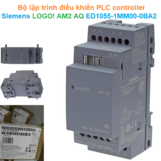 Bộ lập trình điều khiển PLC controller - Siemens - LOGO! AM2 AQ ED1055-1MM00-0BA2