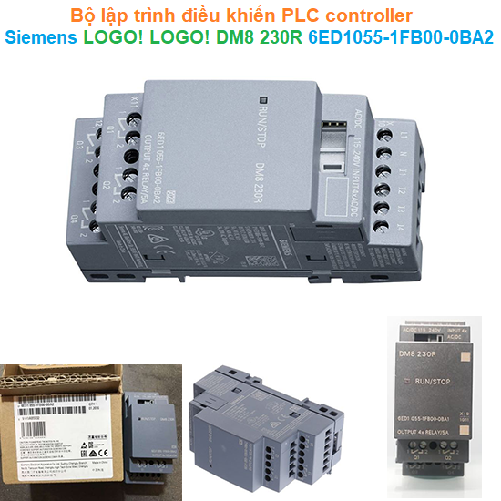 Bộ lập trình điều khiển PLC controller - Siemens - LOGO! DM8 230R 6ED1055-1FB00-0BA2