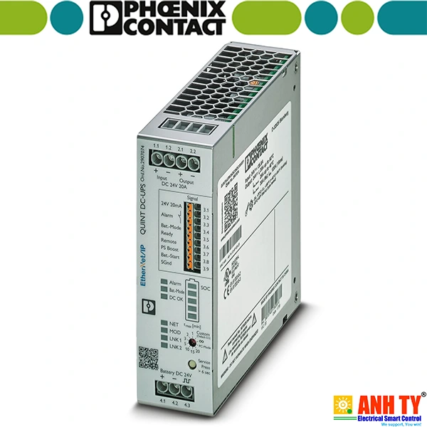 Bộ lưu điện UPS Phoenix Contact QUINT4-UPS/24DC/24DC/20/EIP - 2907074