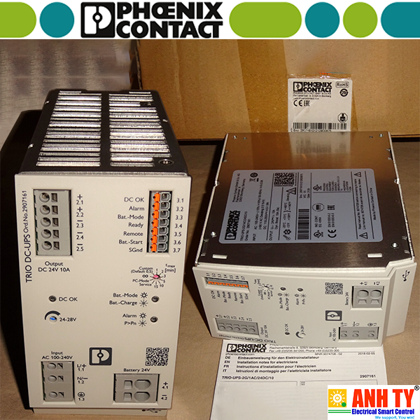 Bộ lưu điện UPS 1AC 24DC 10A Phoenix Contact TRIO-UPS-2G/1AC/24DC/10 - 2907161