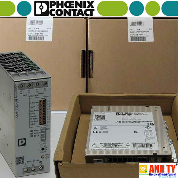 Bộ lưu điện UPS DC 24V 40A Phoenix Contact QUINT4-UPS/24DC/24DC/40 - 2907077