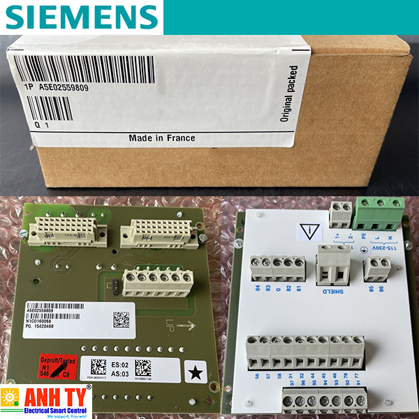 Siemens A5E02559809 | Bo mạch đồng hồ lưu lượng MAG 5000/6000