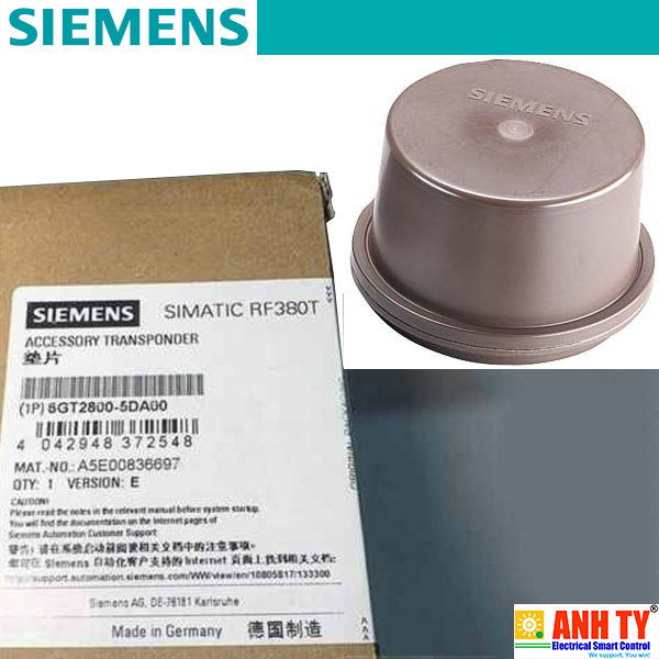 Bộ phát đáp tín hiệu Siemens 6GT2800-5DA00 | SIMATIC RF300 Transponder RF380T