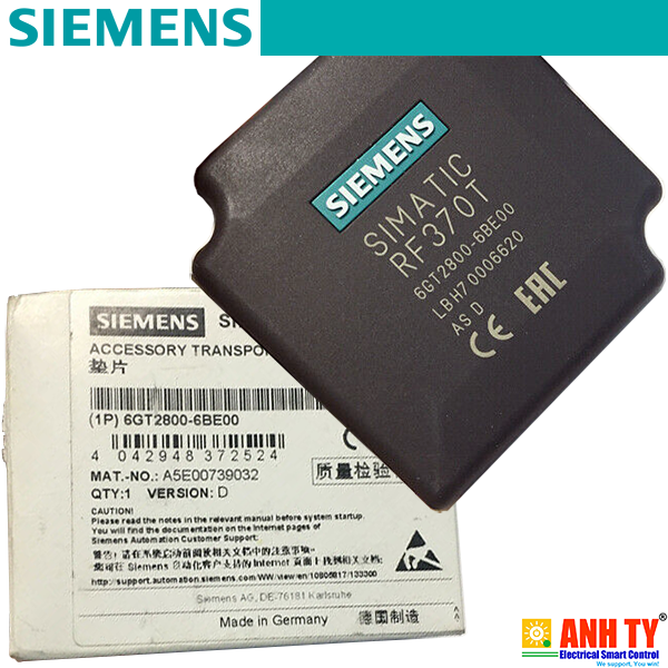 Bộ phát đáp tín hiệu Siemens 6GT2800-6BE00 | SIMATIC RF300 Transponder RF370T
