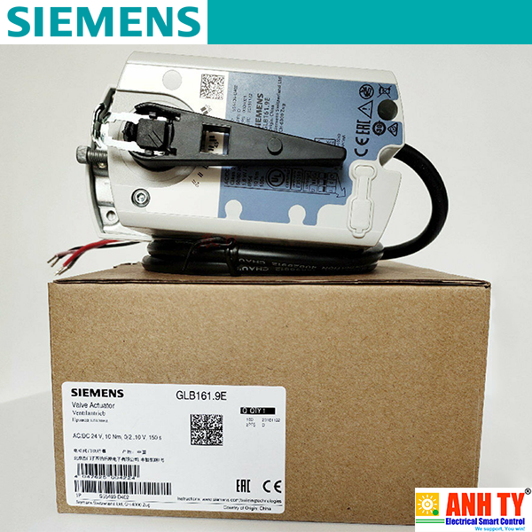 Bộ truyền động quay điện cho van bi Siemens GLB161.9E