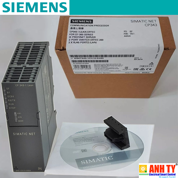 Bộ xử lý truyền thông Siemens 6GK7343-1CX10-0XE0 | SIMATIC S7-300 CP 343-1
