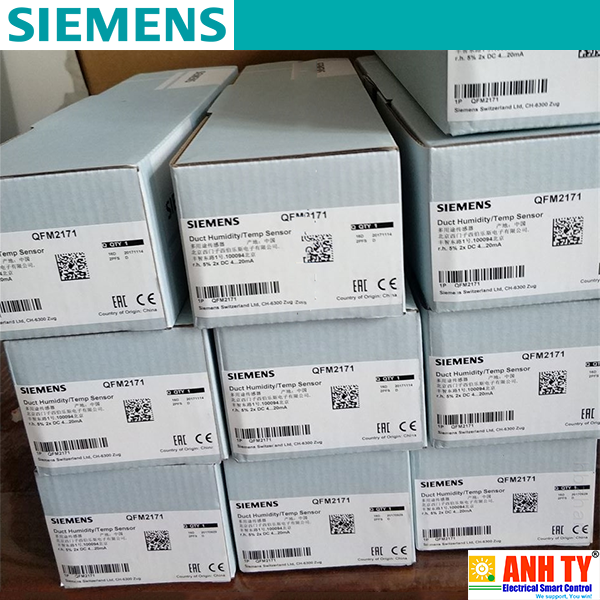 Cảm biến Ẩm-Nhiệt đường ống Siemens QFM2171