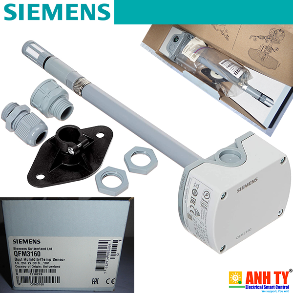 Cảm biến Ẩm-Nhiệt đường ống Siemens QFM3160