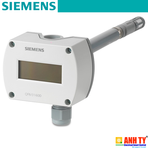 Cảm biến Ẩm-Nhiệt đường ống màn hình LCD Siemens QFM3160D