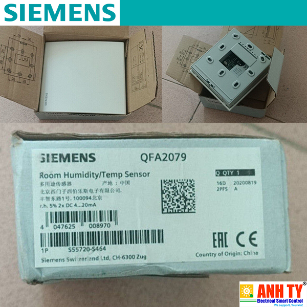 Cảm biến Ẩm-Nhiệt trong phòng Siemens QFA2079