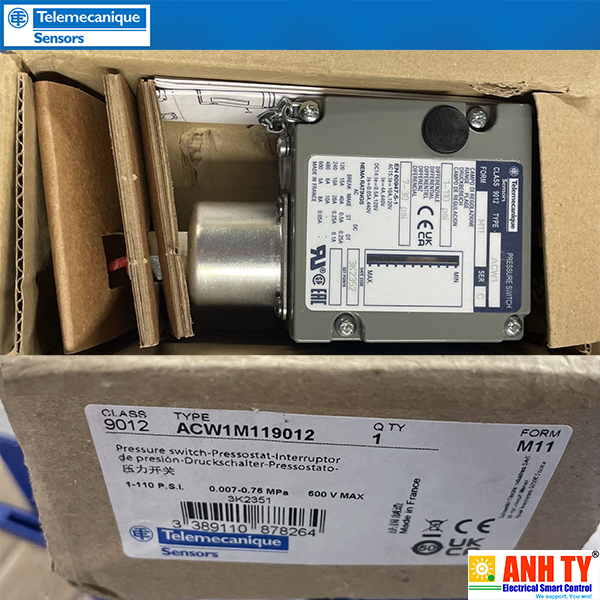 Cảm biến áp suất Telemecanique ACW1M119012 | 17-Bar 1CO Snap G1/4
