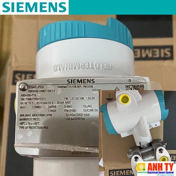 Cảm biến áp suất-lưu lượng Siemens 7MF0340-1PM01-5DF2-Z A02 B11 C20 E20 K50