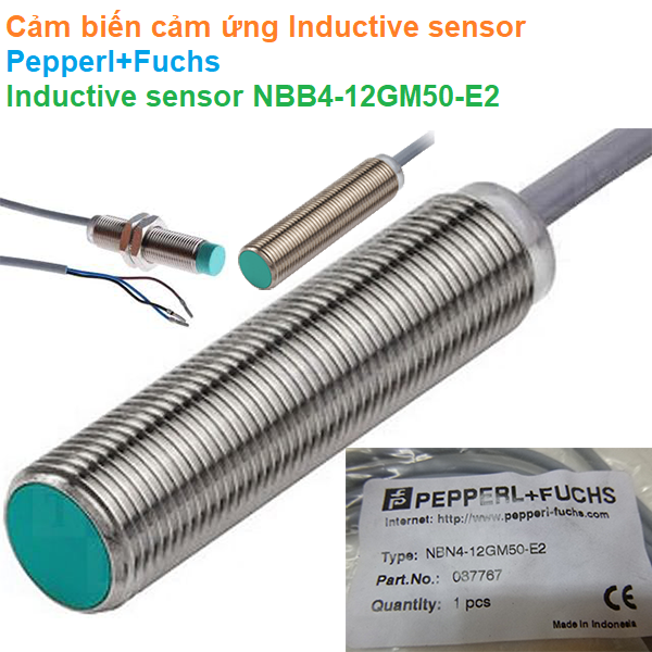 Cảm biến cảm ứng Inductive sensor - Pepperl+Fuchs - Inductive sensor NBB4-12GM50-E2