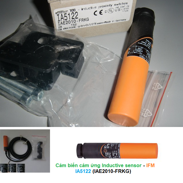 Cảm biến cảm ứng Inductive sensor - IFM - IA5122 (IAE2010-FRKG)