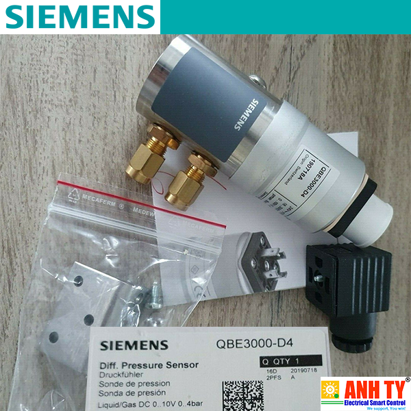 Cảm biến chênh áp Chất lỏng-Khí Siemens QBE3000-D4