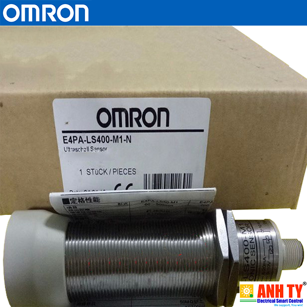 Omron E4PA-LS400-M1-N | Cảm biến dịch chuyển siêu âm