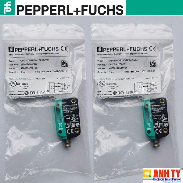 Cảm biến quang Pepperl Fuchs OBG5000-R100-2EP-IO-V31