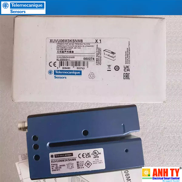 Cảm biến quang-siêu âm Telemecanique XUVU06M3KSNM8 | Fork 60x3 PNP/NPN NO/NC M8