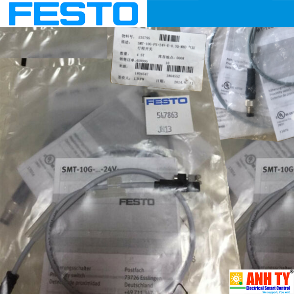 Cảm biến tiệm cận từ Festo SMT-10G-PS-24V-E-0,3Q-M8D | 547863