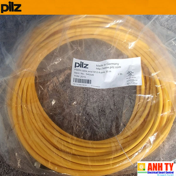 Cáp tín hiệu Pilz PSEN cable axial M12 8-pole 30m | 540326