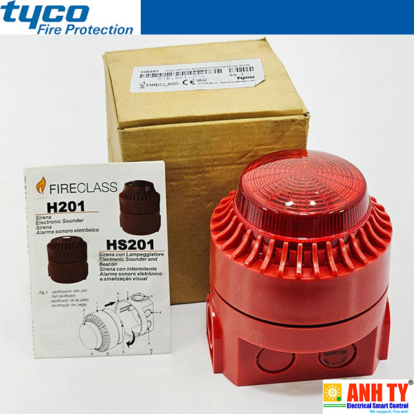 Còi-Đèn báo cháy Tyco HS201 (576.501.072)