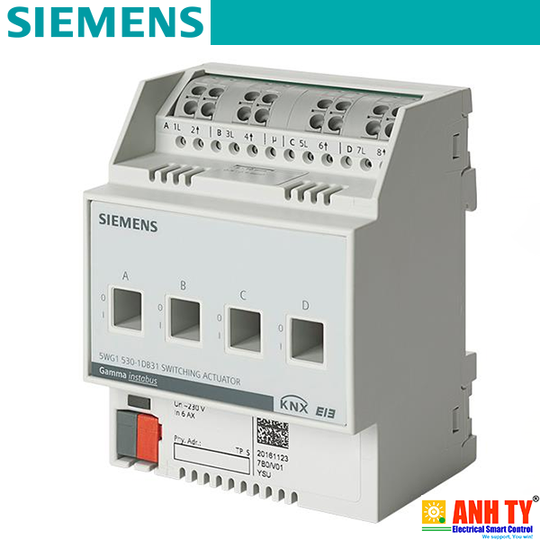 Công tắc truyền động 4x230VAC 6AX C-Lo Siemens N 530D31 | 5WG1530-1DB31