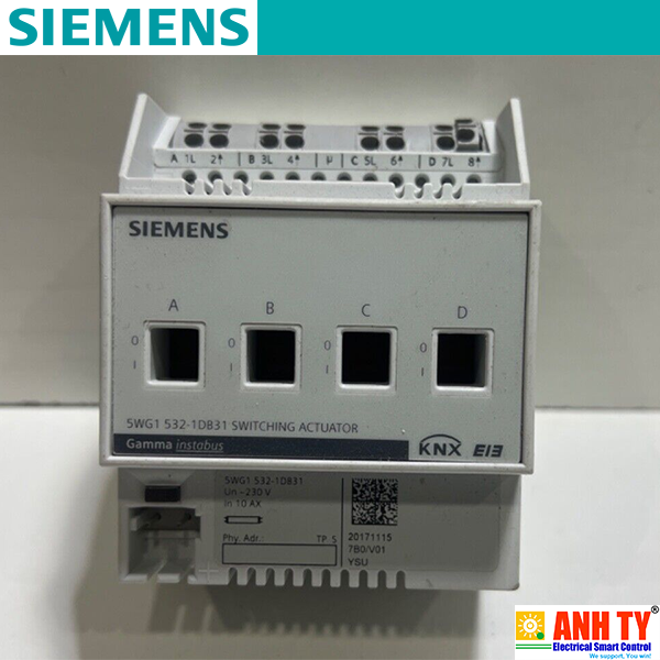 Công tắc truyền động 4xAC230V 10AX C-Load Siemens N 532D31 | 5WG1532-1DB31