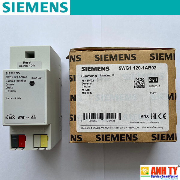 Cuộn cảm 640mA Siemens N 120/02 | 5WG1120-1AB02